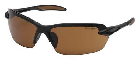 Carhartt Safety Glasses, Brown Scratch-Resistant CHB318D