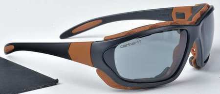 Carhartt Safety Glasses, Gray Anti-Fog, Anti-Static, Scratch-Resistant CHB420DTP