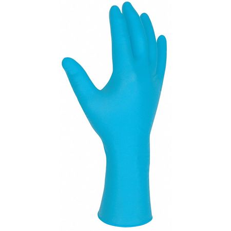 MCR SAFETY Nitri-Med 6012, Disposable Medical Grade Gloves, 6 mil Palm, Nitrile, Powder-Free, S, 1000 PK, Blue 6012S