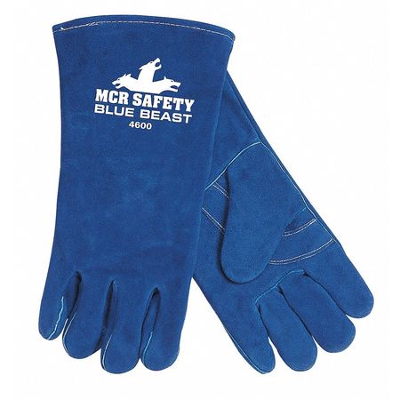 MCR SAFETY Stick Welding Gloves, Cowhide Palm, 2XL, 12PK 4600XXL