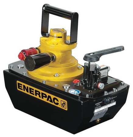 ENERPAC ZA4404MX, Two Speed, Air Hydraulic Pump, 4/3 Manual Valve, 1.0 gal Oil, For Double-Acting Cylinders ZA4404MX