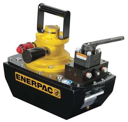 ENERPAC ZA4410MX, Two Speed, Air Hydraulic Pump 4/3 Manual Valve, 2.5 gallon Oil, For Double-Acting Cylinder ZA4410MX