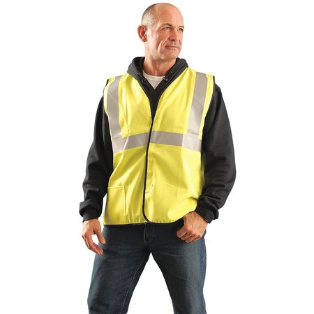 OCCUNOMIX 2XL Class 2 High Visibility Vest, Yellow LUX-SSCGFR-Y2X