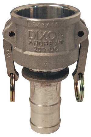 DIXON Coupler, 4 x 3 In, 100 psi, Aluminum 4030-C-AL