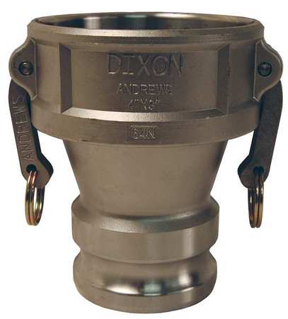 DIXON 3" x 2" SS Cam & Groove Reducing Coupler x Adapter 3020-DA-SS