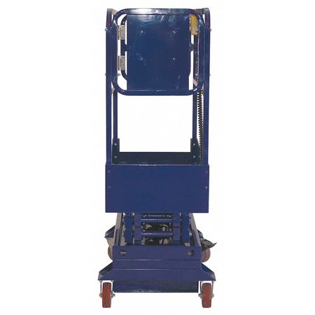 Ballymore Scissor Lift, Push-Around Drive, 500 lb Load Capacity, 6 ft 2 in Max. Work Height MSL-12