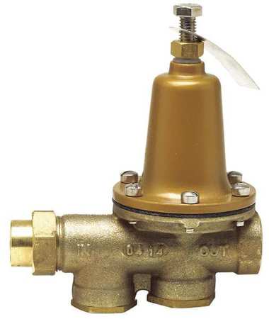 WATTS Water Pressure Regulator Valve, 1/2 In. 1/2 LF25AUB-HP-Z3