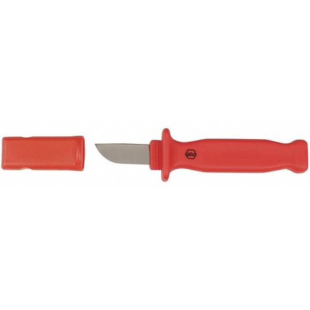 WIHA Skinning Knife, Straight, Stripping Cable, Plastic, 8 1/2 in L 15000