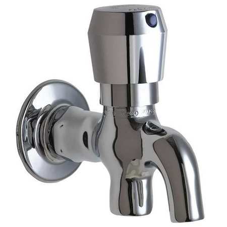 CHICAGO FAUCET Metering, Single Hole Only Mount, Commercial 1 Hole Glass Filler 324-665PSHABCP