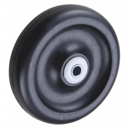 Zoro Select Caster Wheel, Polyolefin, 5in, 350 lb, Black 26Y368