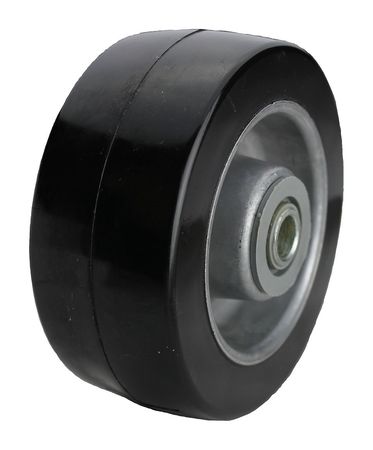 ZORO SELECT 5" X 2" Non-Marking Rubber Mold On Wheel Loads Up To 500 lb MD0520112