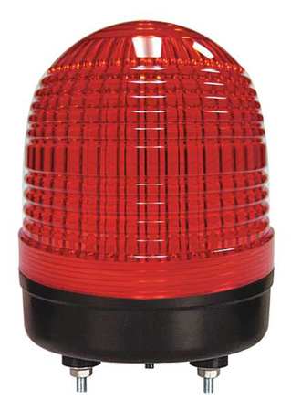 DAYTON Warning Light, Red, LED, Stud 26ZT55
