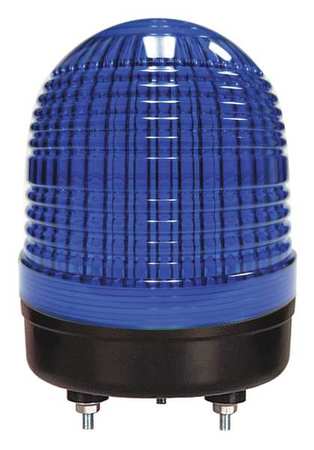 DAYTON Warning Light, Blue, LED, Stud 26ZT58