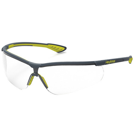 HEXARMOR Safety Glasses, Wraparound Clear Polycarbonate Lens, Anti-Fog, Scratch-Resistant 11-15004-03