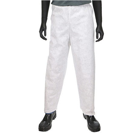 WEST CHESTER PROTECTIVE GEAR Cleanroom Pants, Disposable, XL, PK50 C3816/XL