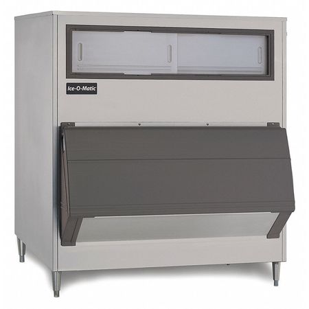 ICE-O-MATIC Ice Storage Bin, Upright, Bttm Dr, 48" W, Overall Height - Ice Machines: 65" B1300-48