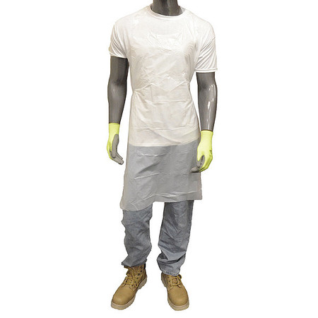 WEST CHESTER PROTECTIVE GEAR Polyethylene Apron, 1-1/2 mil, PK1000 2846PE