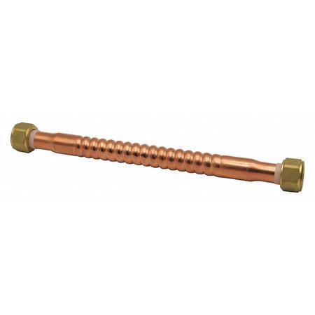 Global Des Water Heater, Copper, 3/4" FPT Ends 18" GWHSL-1003