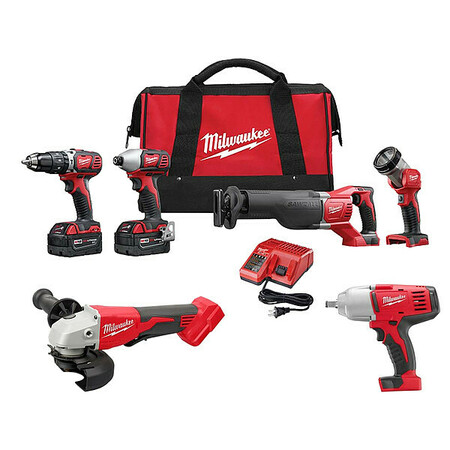 MILWAUKEE TOOL Combo Kit, Grinder and HTIW 2696-24, 2686-20, 2663-20