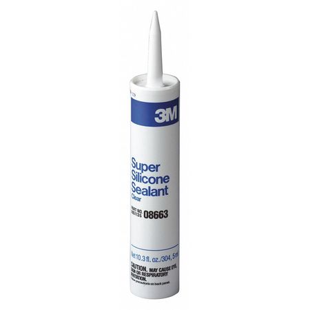 3M ClearSuperSilicone Seal, 08663, 1/10g 08663