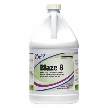 BLAZE 8 Liquid 1 gal. Heavy Duty Cleaner and Degreaser, Jug 4 PK NL220-G4