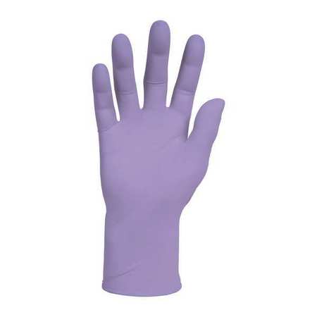 Kimberly-Clark Disposable Gloves, 2 mil Palm, Nitrile, Powder-Free, L, 250 PK, Light Purple 52819