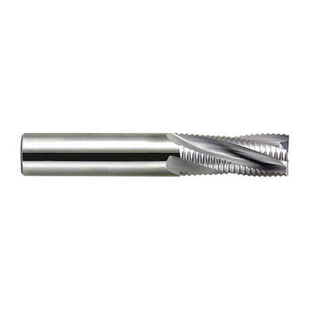 MELIN TOOL CO Roughing End Mill, Chamfer, 0.015x1/2", Overall Length: 3" CRMG-1616