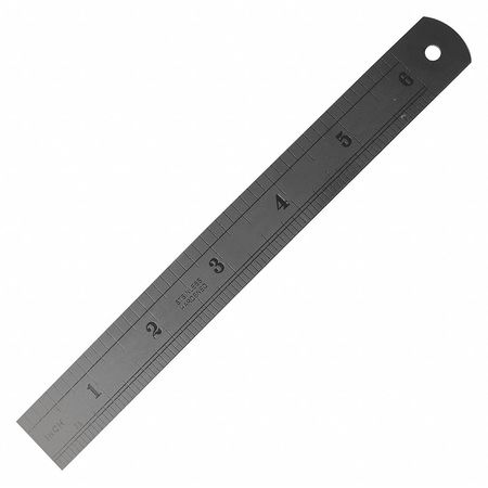 Fisher 6" stainless steel, straight ruler. FIR1066