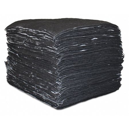 FIBERLINK Absorbent Pad, Recycled, HW, Oil Only, PK100 RPPUB12