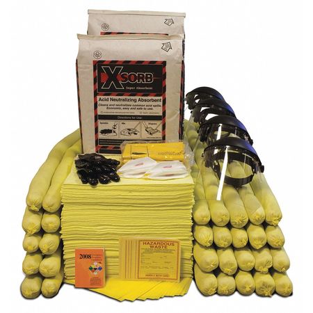 XSORB Spill Kit, Acid Neutralizer, 95 gal. XKD95N