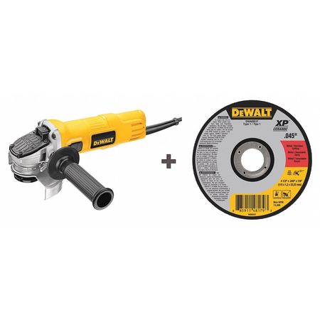 DEWALT Angle Grinder, w/ (25) Abrasive Wheels DWE4011/DWA8951F