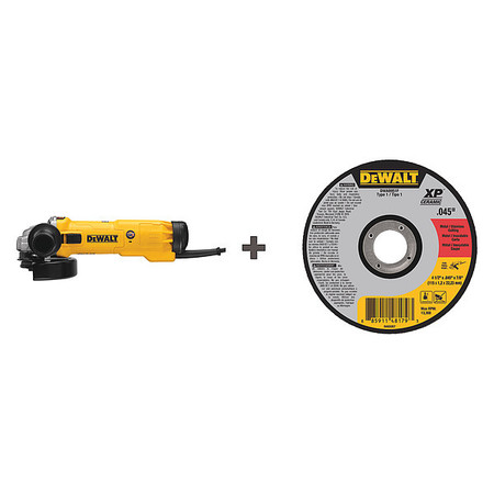 DEWALT Angle Grinder, Bare Tool, 9000 Load RPM DWE43140/ DWA8951F