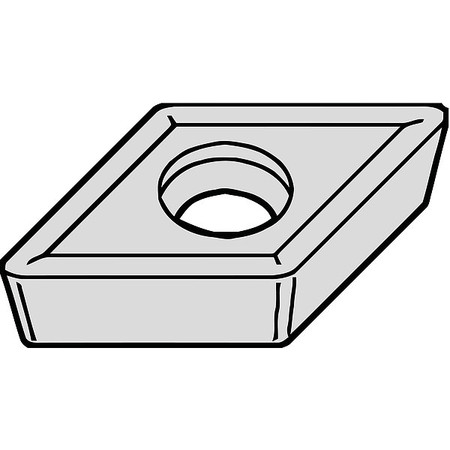 WIDIA Diamond Turning Insert, Diamond, 3, CCMT, 2, Carbide CCMT09T308