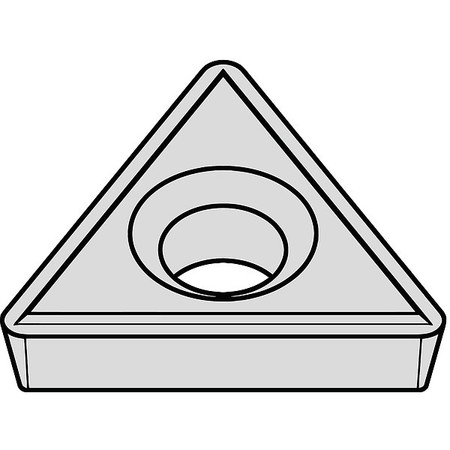 WIDIA Triangle Turning Insert, Triangle, 3, TPHH, 1, Carbide TPHH321 CG5