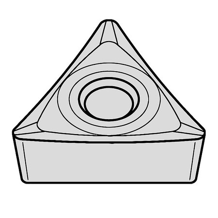 WIDIA Triangle Turning Insert, Triangle, 2, TPGT, 0.0156 in TPGT2151HP CM1