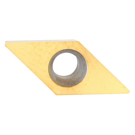 WIDIA Diamond Turning Insert, Diamond, 3/16 in, GCHW, .5, Carbide GCHW151505