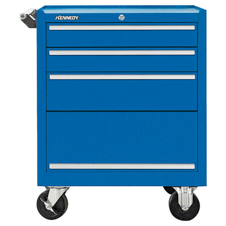 KENNEDY Rolling Tool Cabinet, 3 Drawer, Blue, 27 in W 273XBL