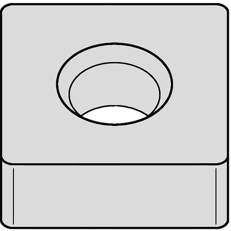 WIDIA Square Turning Insert, Square, 5, SNMA, 4, Carbide SNMA544 WK05CT
