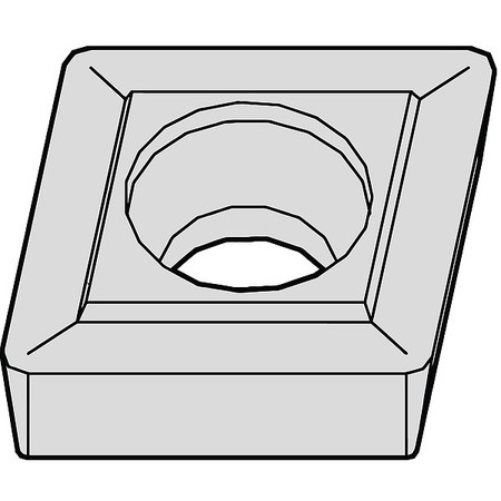 WIDIA Diamond Turning Insert, Diamond, 3, CCMT, 1 CCMT321