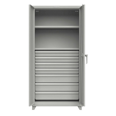 STRONG HOLD 14 ga. Steel Storage Cabinet, Stationary 36-242-7DB-L