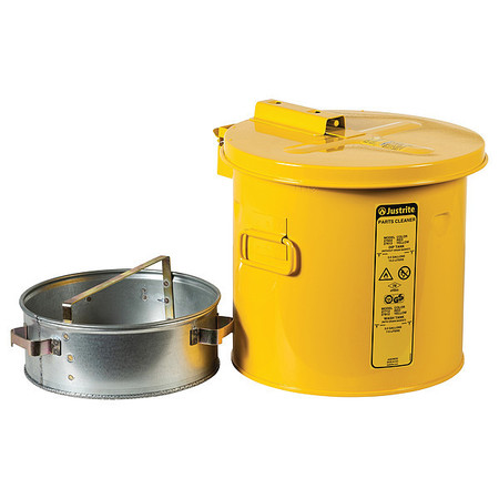 JUSTRITE Wash Tank, Steel, 11-1/4" H, 2 gal Cap. 27812