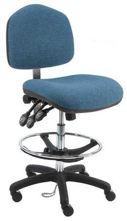 BENCHPRO Ergonomic Chair, Fabric, 21" to 31" Height, Blue WNT-DFB-TLC-WW-BLUE