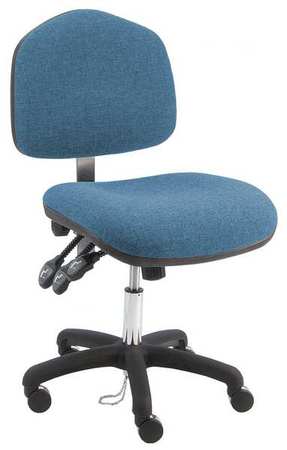 BENCHPRO Ergonomic Chair, Fabric, 17" to 22" Height, Blue WNS-DFB-TLC-WW-BLUE