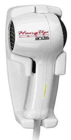 Andis Hair Dryer, Wall Mounted, White, 1600 Watts HD-3L