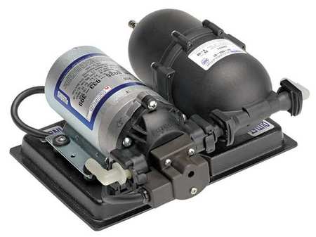 Shurflo Booster Pump System, 1/3 hp, 115V AC, 1 Phase, 1/4 in Barb Inlet Size, 1 Stage, 87 psi Max Pressure 804-001