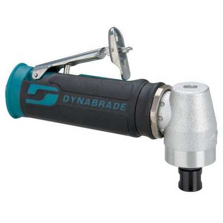 Dynabrade Right Angle Right Angle Die Grinder .4 Hp, 1/4 in NPT Female Air Inlet, 1/4" and 6mm Collet, 0.4 HP 47800