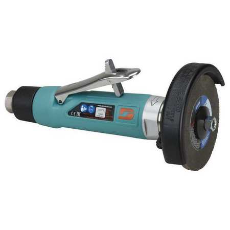 DYNABRADE Type 1 Angle Grinder, 3/8 in NPT Female Air Inlet, Heavy Duty, 12,000 rpm, 1 HP 52373