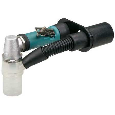 DYNABRADE Right Angle Right Angle Die Grinder .4 Hp, 1/4 in NPT Female Air Inlet, 1/4" and 6mm Collet, 0.4 HP 56719