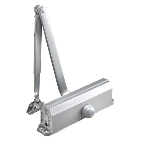 NORTON DOOR CONTROLS Automatic/Manual Hydraulic Norton 1600 Door Closer Heavy Duty Interior and Exterior, Silver CA1601 x 689