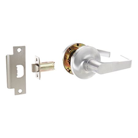 ARROW LOCK Lever Lockset, Mechanical, Privacy, Grd. 1 GL01SR 26D
